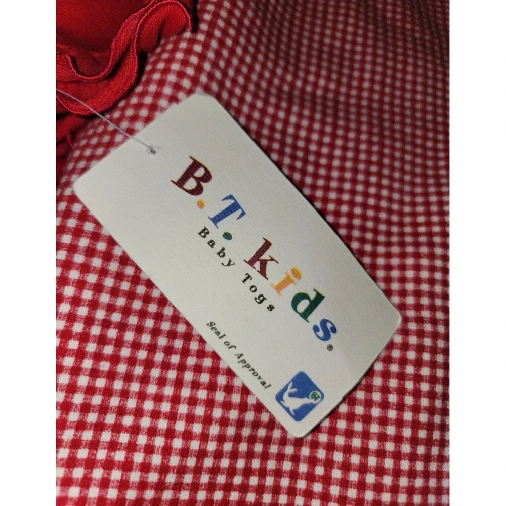 B.T. Kids Baby Tags Teddy Bear Vintage Outfit Top Pants‎ NWT 12 Months 1999 New